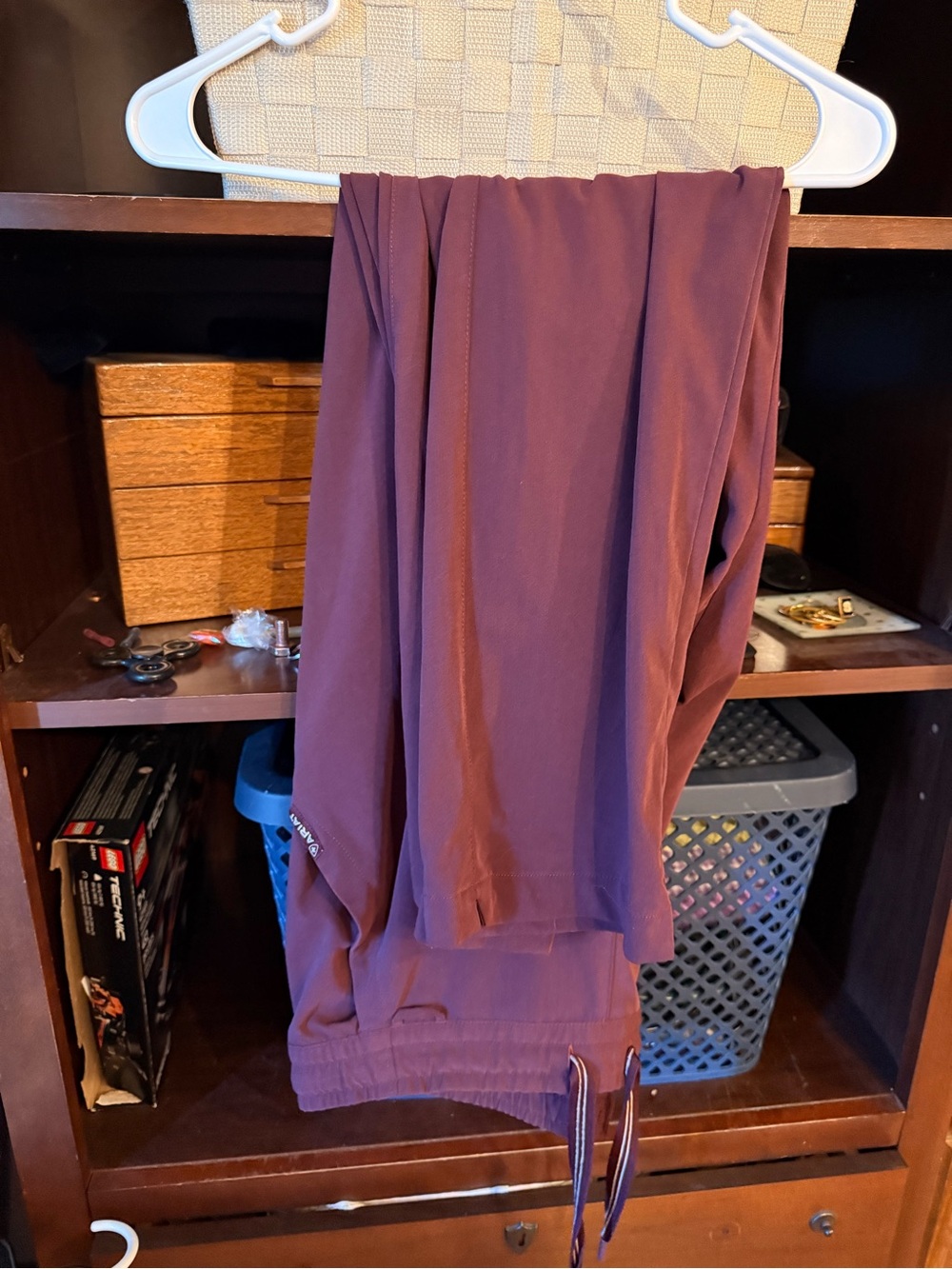 Ariat Nightingale Utility Stretch Scrub Pant in color WINETASTING